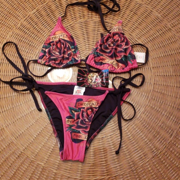Ed Hardy Other - NWT! Ed Hardy bikini XS